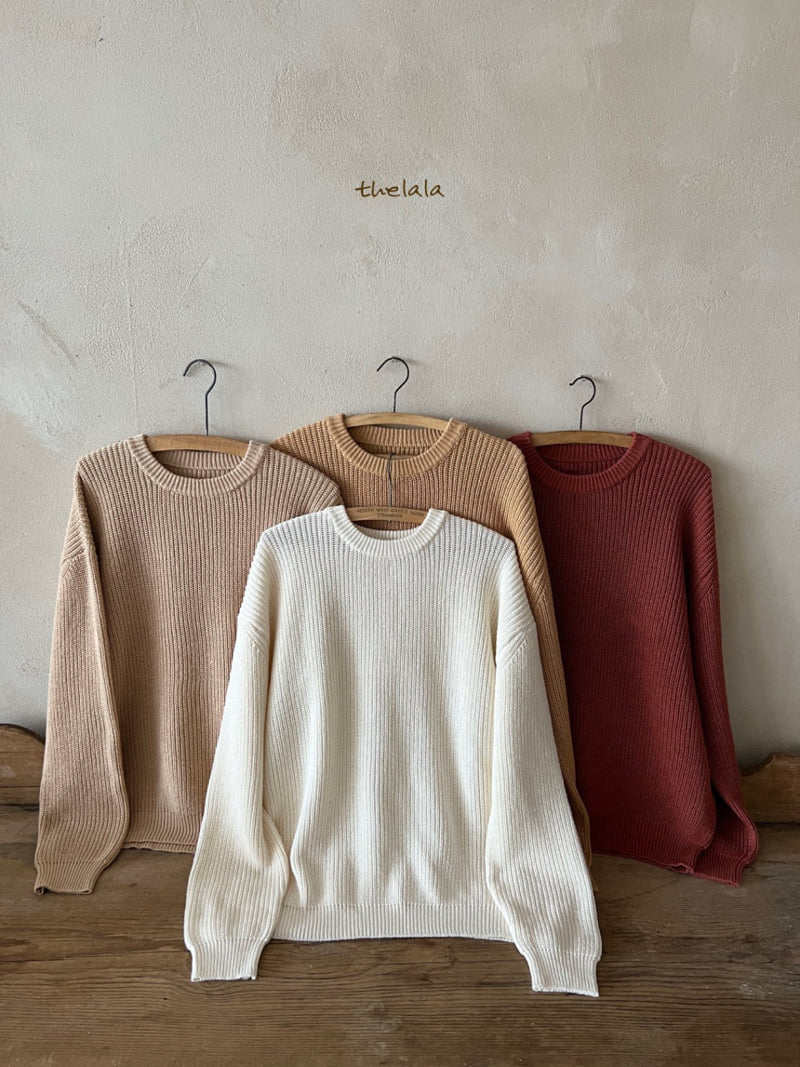 Lala - Korean Women Fashion - #momslook - Adult Knit Ya Tee - 7