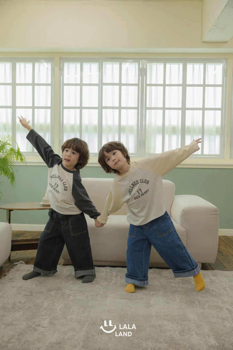 Lalaland - Korean Children Fashion - #Kfashion4kids - Spot Denim Pants - 7