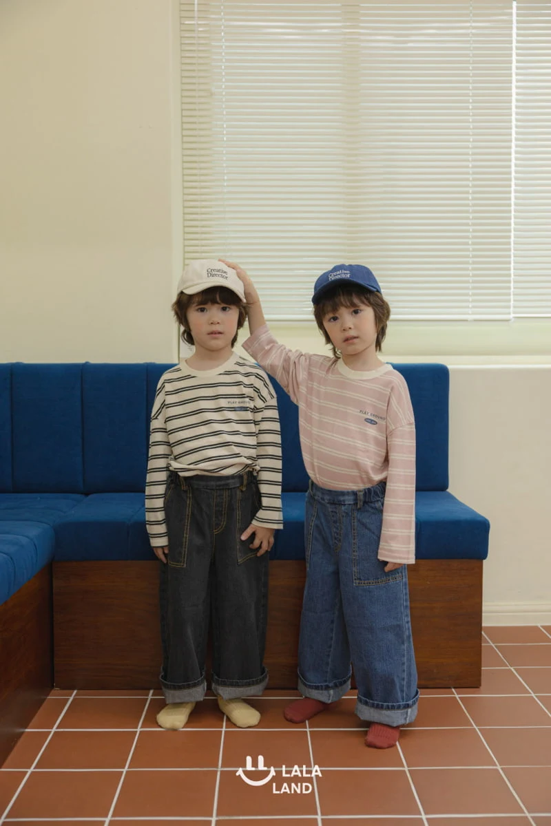 Lalaland - Korean Children Fashion - #designkidswear - Spot Denim Pants