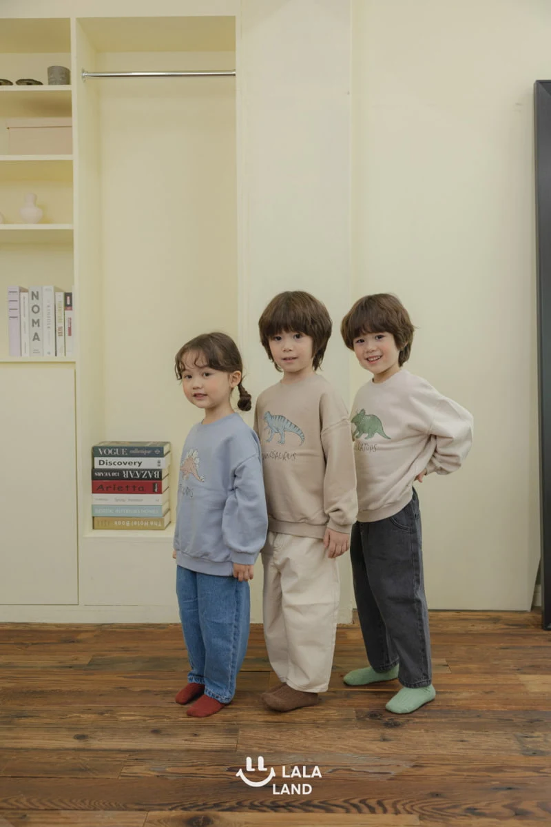 Lalaland - Korean Children Fashion - #littlefashionista - Dino Sweatshirts - 4