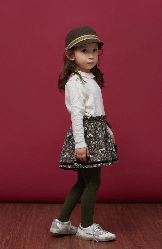 Le Bev - Korean Children Fashion - #childofig - Diamond Frill Knit Top