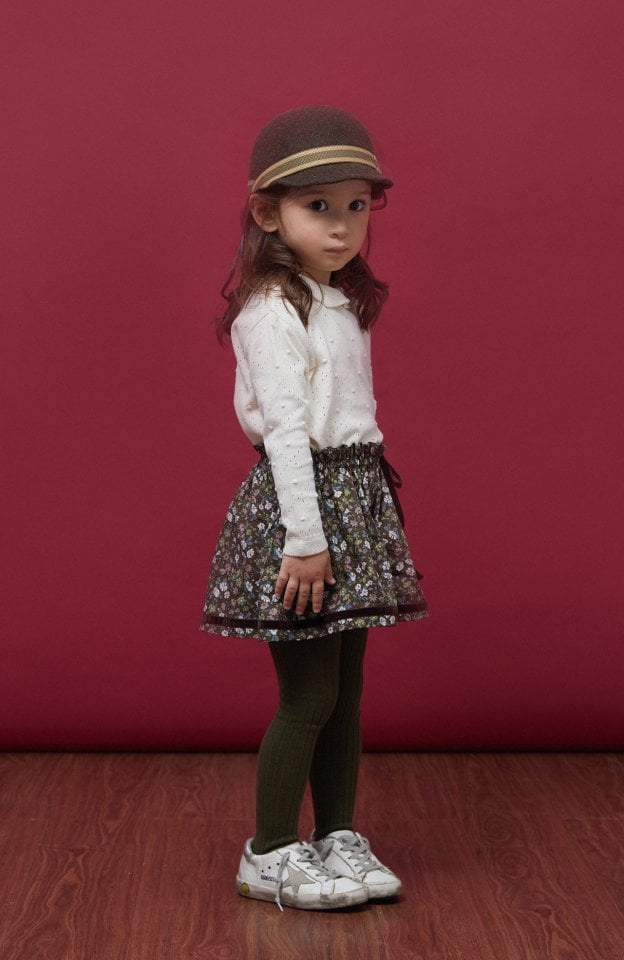 Le Bev - Korean Children Fashion - #designkidswear - Diamond Frill Knit Top - 4