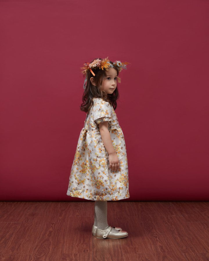 Le Bev - Korean Children Fashion - #fashionkids - Camila Jacquard Dress - 4