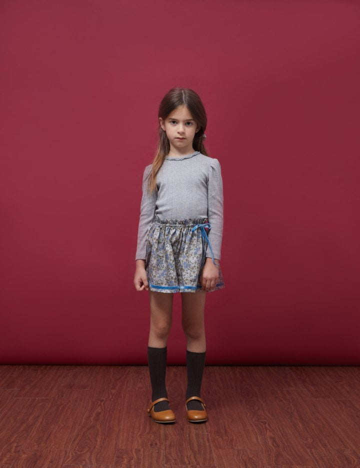 Le Bev - Korean Children Fashion - #prettylittlegirls - Liberty Velvet Shorts - 4