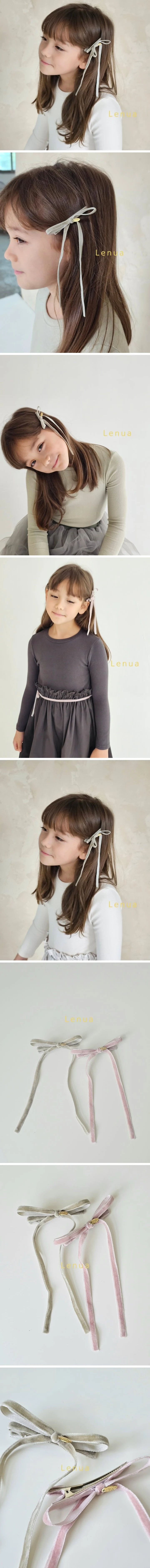 Lenua - Korean Children Fashion - #kidzfashiontrend - Lua Ribbon Hairpin