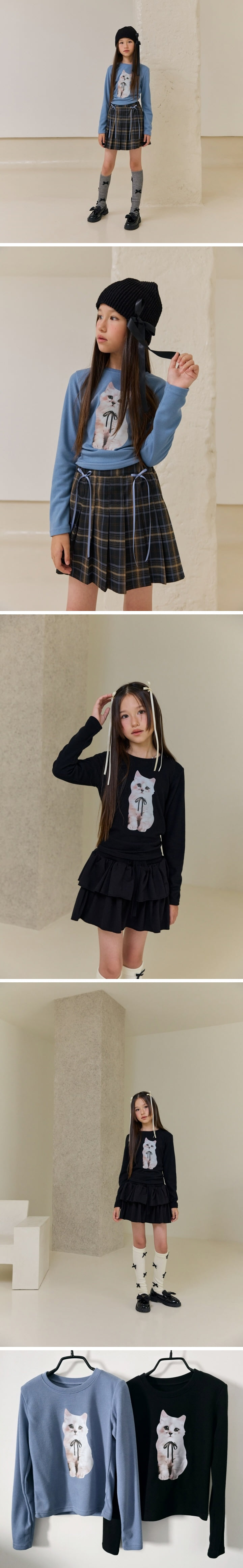 Lilas - Korean Children Fashion - #fashionkids - Sugar Cat Tee