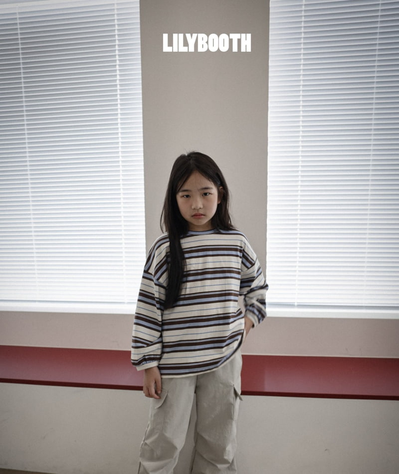 Lilybooth - Korean Children Fashion - #kidzfashiontrend - Autumn Stripe Tee - 9