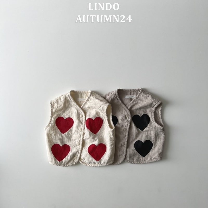 Lindo - Korean Children Fashion - #childofig - Tongtong Heart Vest