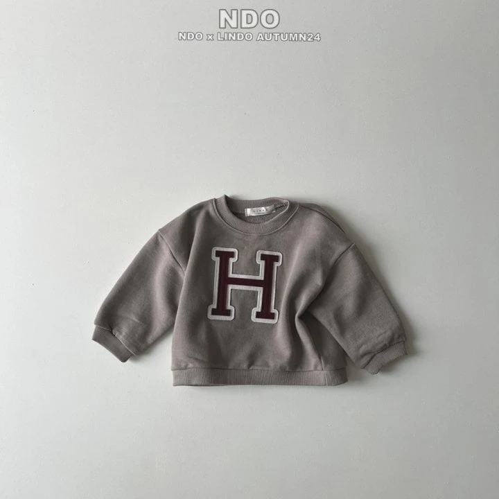 Lindo - Korean Children Fashion - #childofig - D Patch Sweatshirts - 4