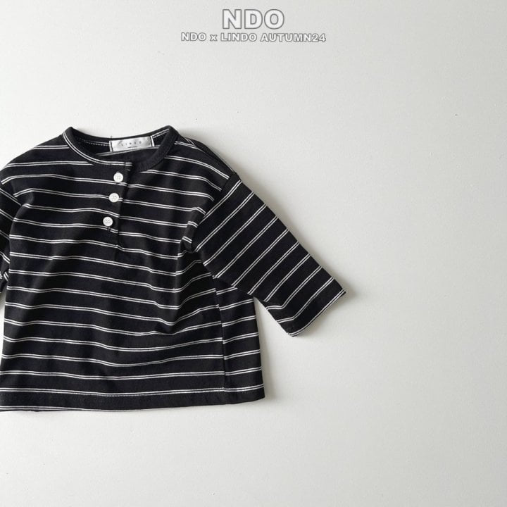 Lindo - Korean Children Fashion - #childrensboutique - Miu Stripe Tee - 6