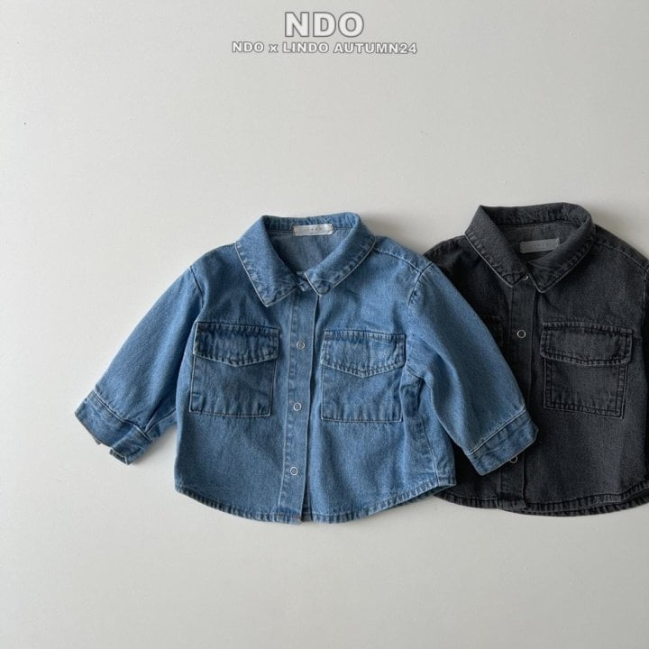 Lindo - Korean Children Fashion - #designkidswear - Denim Jacket - 3