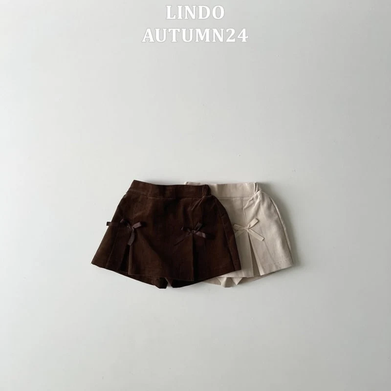 Lindo - Korean Children Fashion - #fashionkids - Ribbon Skirt Pants - 6