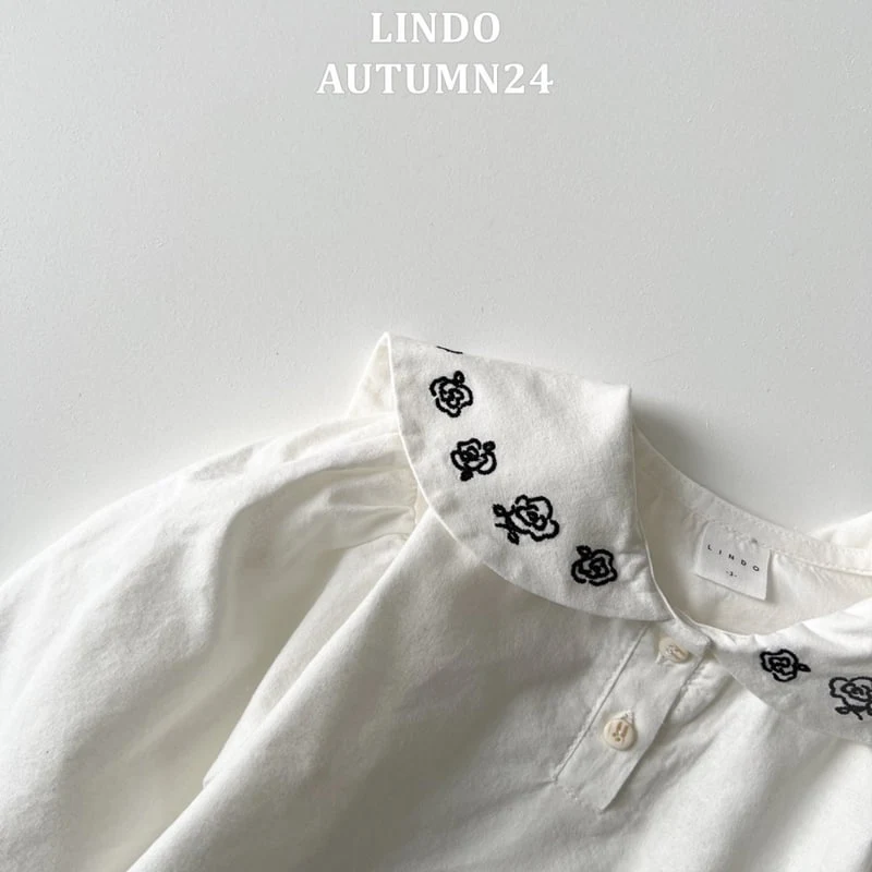 Lindo - Korean Children Fashion - #fashionkids - Rose Collar Blouse - 8