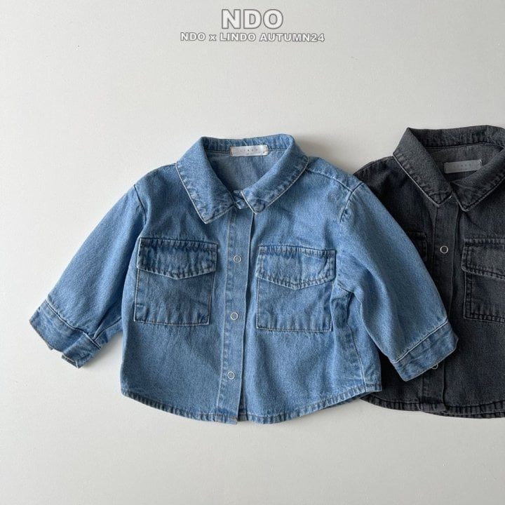 Lindo - Korean Children Fashion - #kidsshorts - Denim Jacket - 6