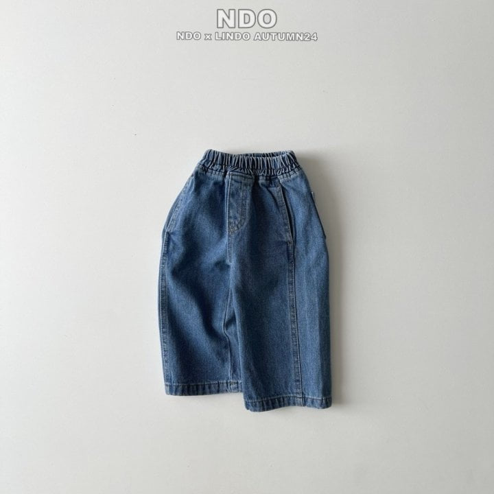 Lindo - Korean Children Fashion - #kidsshorts - Ack Denim Pants - 3