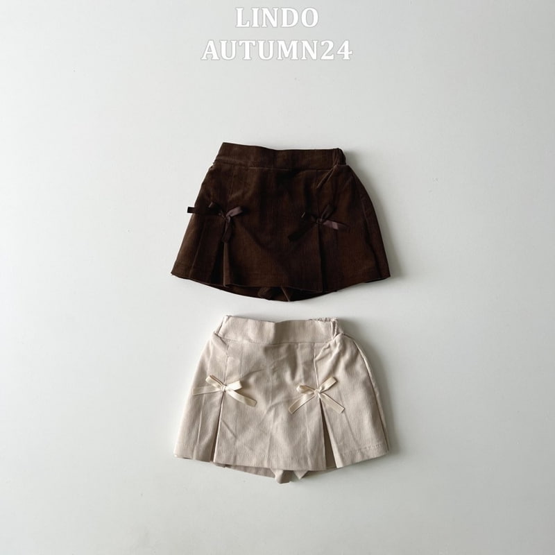 Lindo - Korean Children Fashion - #kidsshorts - Ribbon Skirt Pants - 7