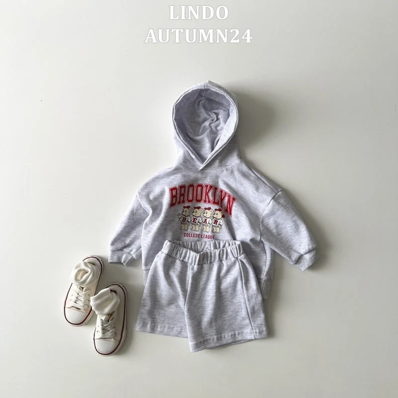 Lindo - Korean Children Fashion - #kidsshorts - Brooklyn Hood Set - 7