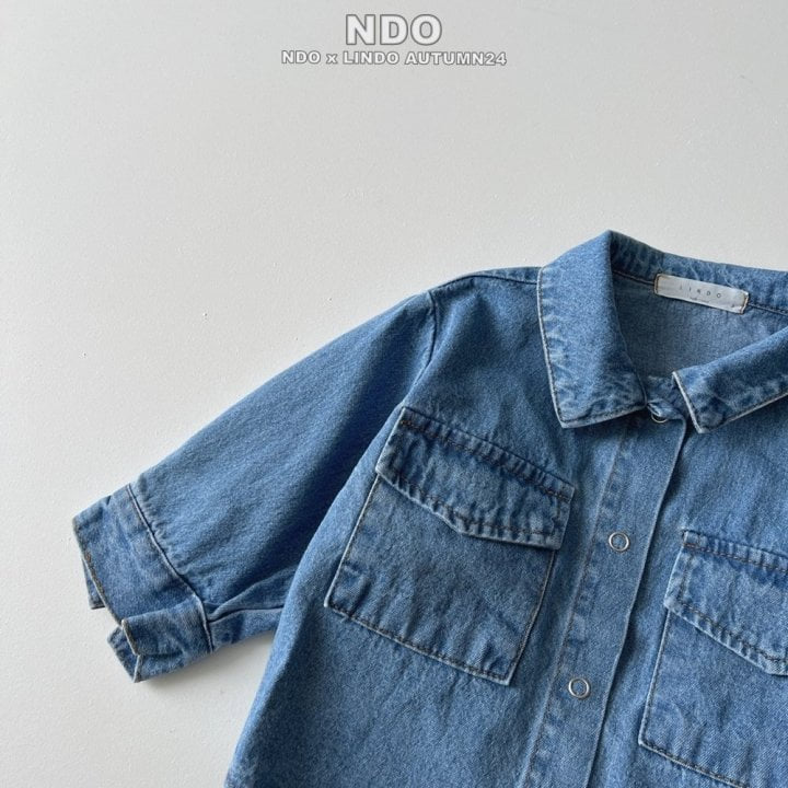 Lindo - Korean Children Fashion - #kidsstore - Denim Jacket - 7