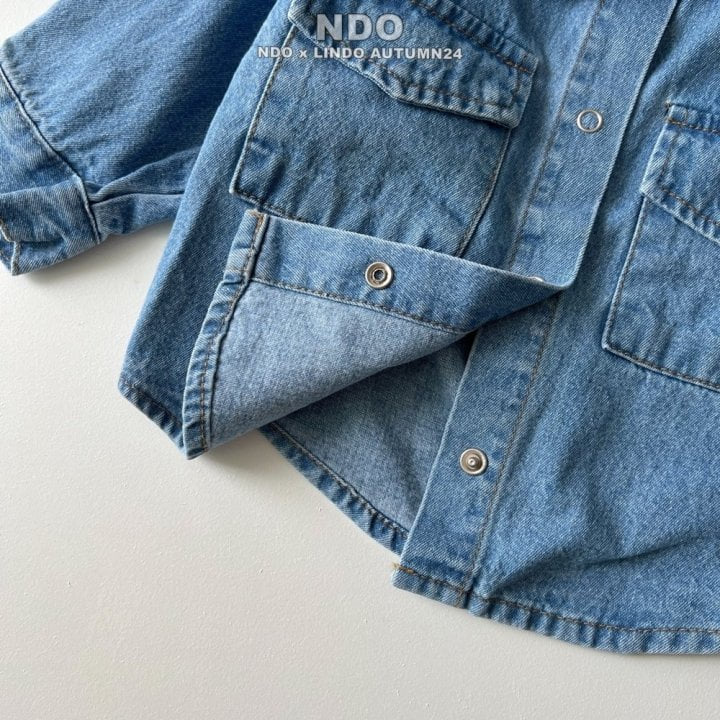 Lindo - Korean Children Fashion - #kidzfashiontrend - Denim Jacket - 8