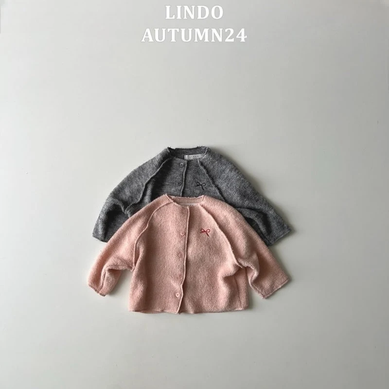 Lindo - Korean Children Fashion - #kidzfashiontrend - Mini Ribbon Cardigan