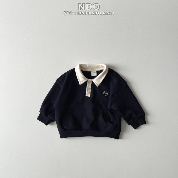 Lindo - Korean Children Fashion - #littlefashionista - Collar Colored Sweatshirts - 5