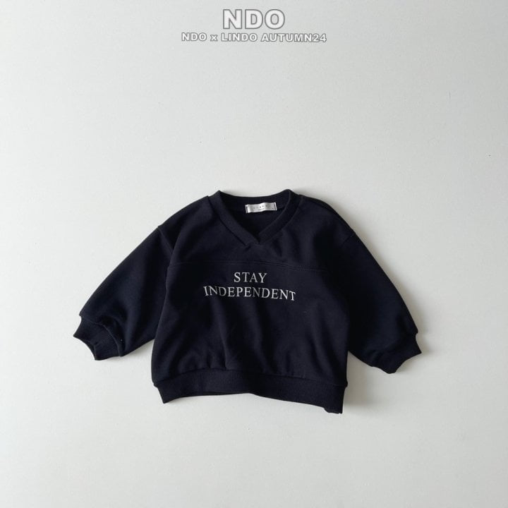 Lindo - Korean Children Fashion - #magicofchildhood - Stay V Neck Sweatshirts - 3