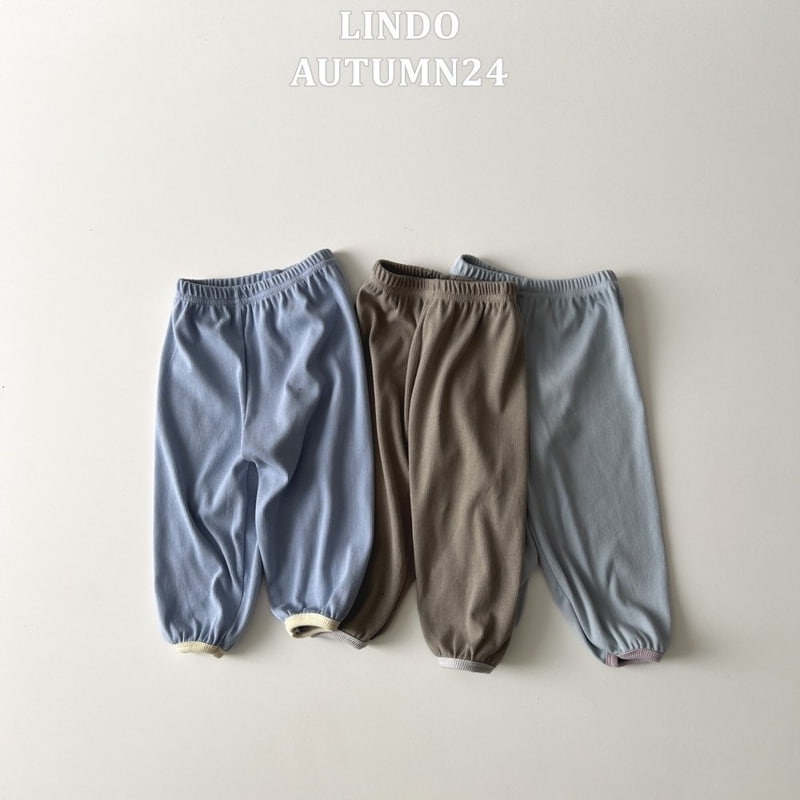 Lindo - Korean Children Fashion - #magicofchildhood - Soft Piping Indoor Pants - 6