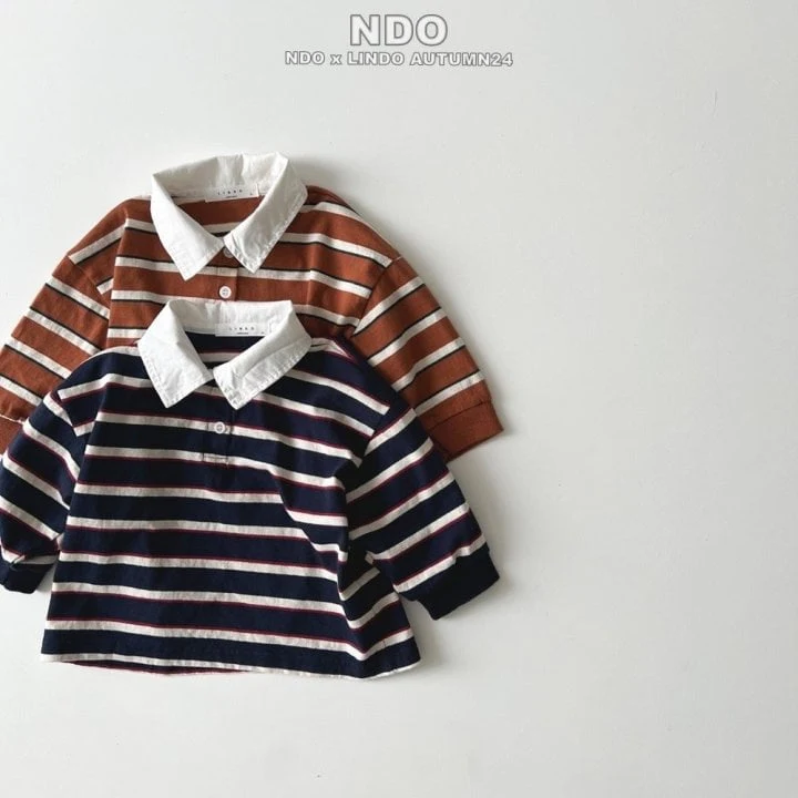 Lindo - Korean Children Fashion - #todddlerfashion - Sally Collar Tee - 7