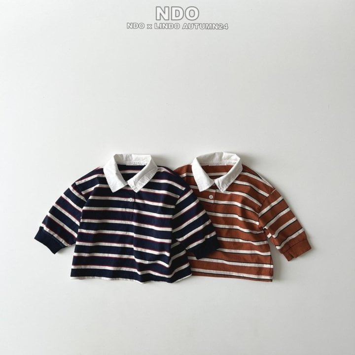 Lindo - Korean Children Fashion - #toddlerclothing - Sally Collar Tee - 8