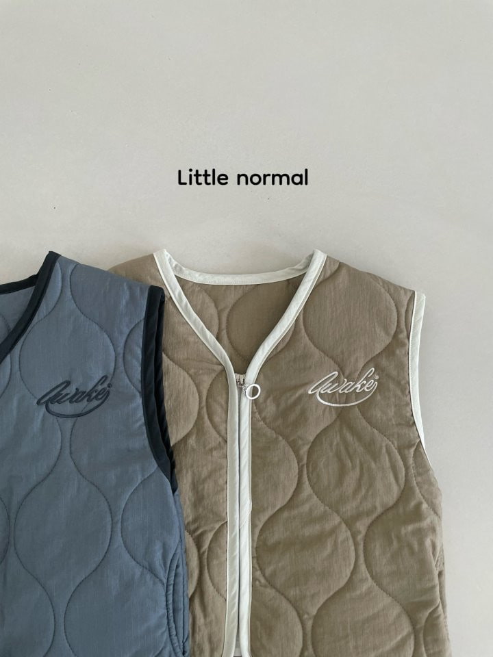 Little Normal - Korean Children Fashion - #kidzfashiontrend - Sherbet Padding Vest - 4