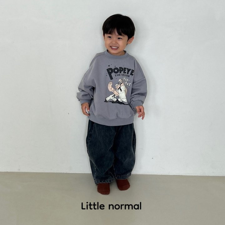 Little Normal - Korean Children Fashion - #childofig - Popeye Sweatshirts - 12