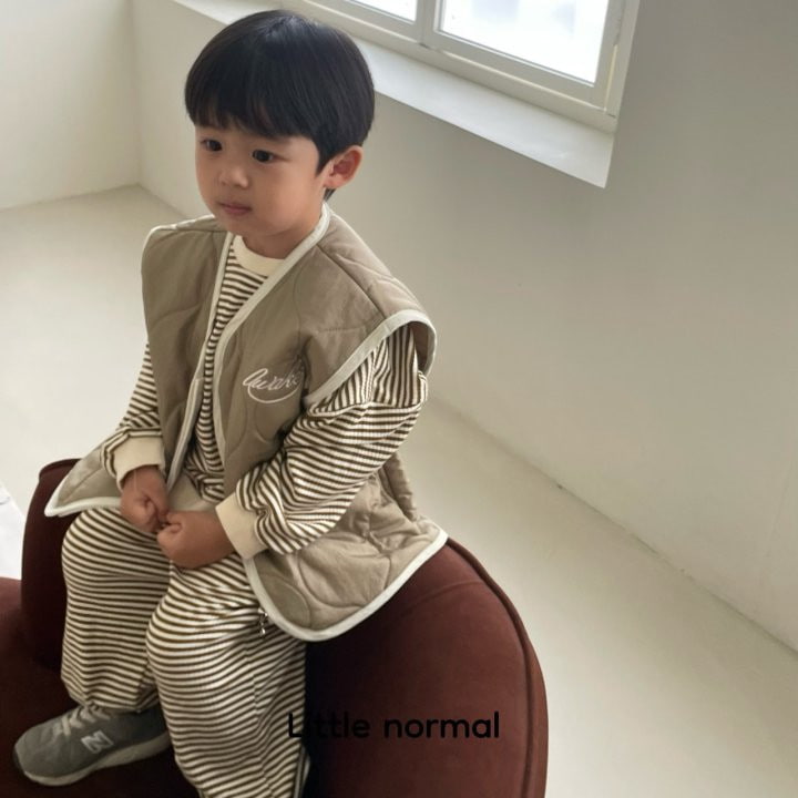 Little Normal - Korean Children Fashion - #childofig - Sherbet Padding Vest - 9