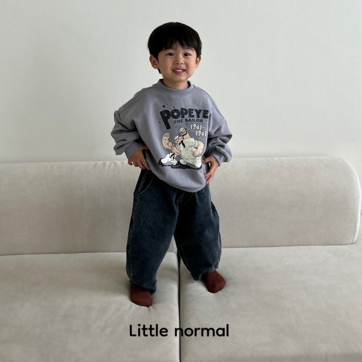 Little Normal - Korean Children Fashion - #childofig - Pumpkin Denim Pants - 5