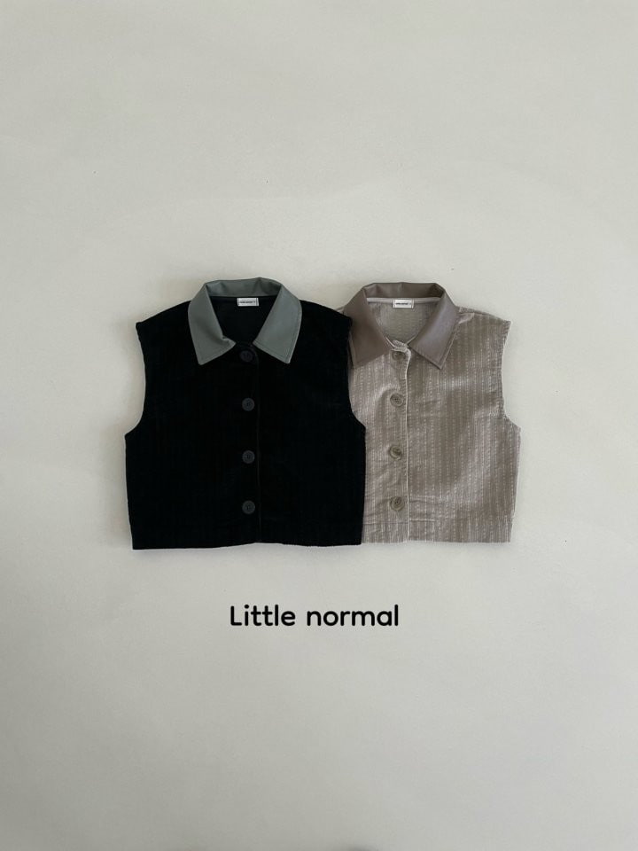 Little Normal - Korean Children Fashion - #childofig - Under Corduroy Vest - 2