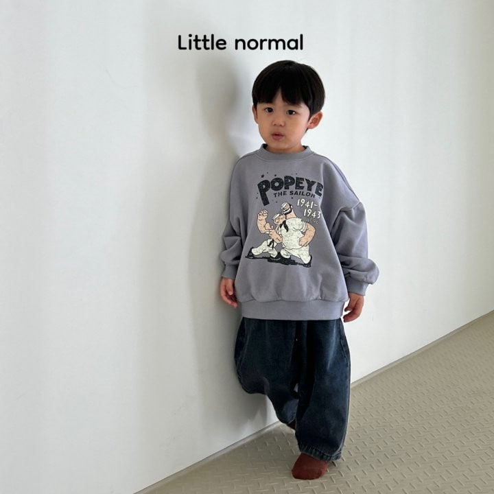 Little Normal - Korean Children Fashion - #childrensboutique - Pumpkin Denim Pants - 7