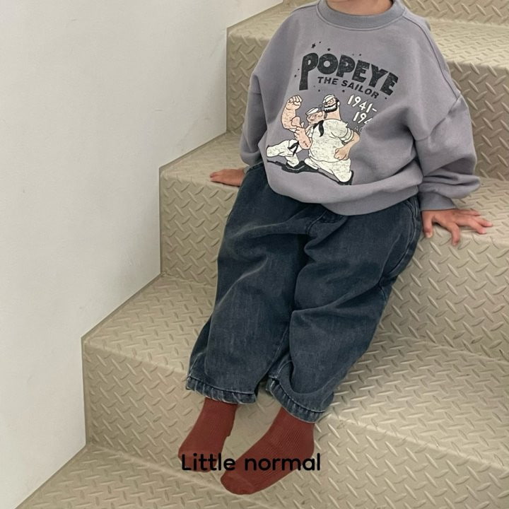 Little Normal - Korean Children Fashion - #designkidswear - Pumpkin Denim Pants - 8