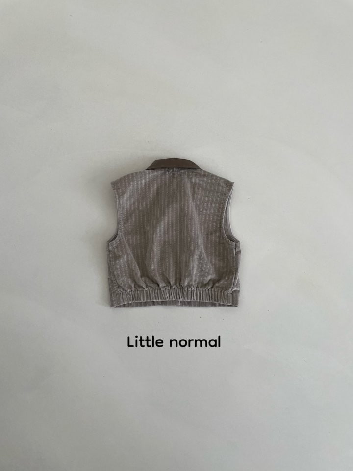 Little Normal - Korean Children Fashion - #designkidswear - Under Corduroy Vest - 5