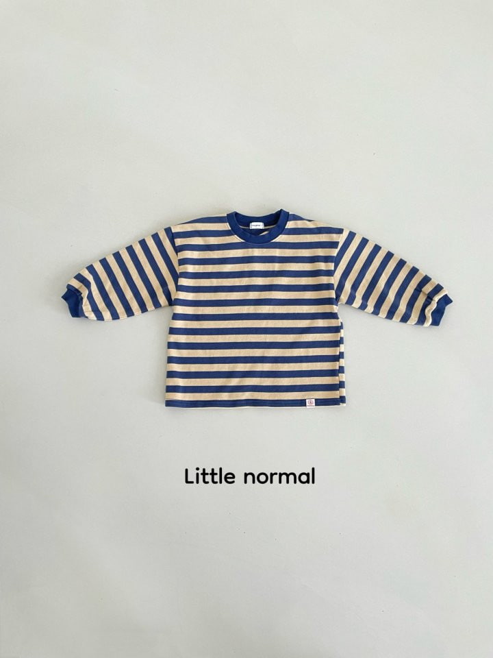 Little Normal - Korean Children Fashion - #designkidswear - Stripe Tee - 4