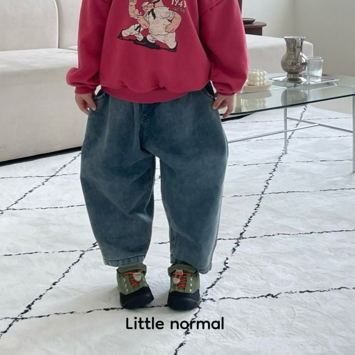 Little Normal - Korean Children Fashion - #discoveringself - Pumpkin Denim Pants - 9