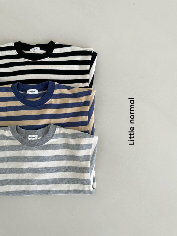 Little Normal - Korean Children Fashion - #fashionkids - Stripe Tee - 5