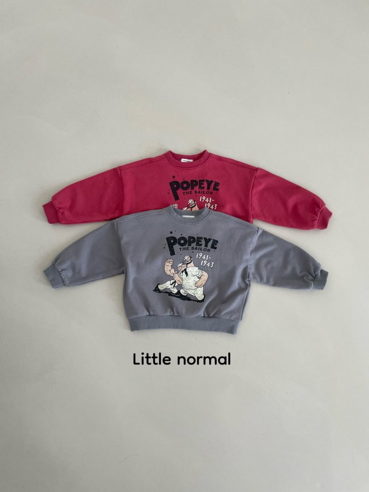 Little Normal - Korean Children Fashion - #fashionkids - Popeye Sweatshirts - 2