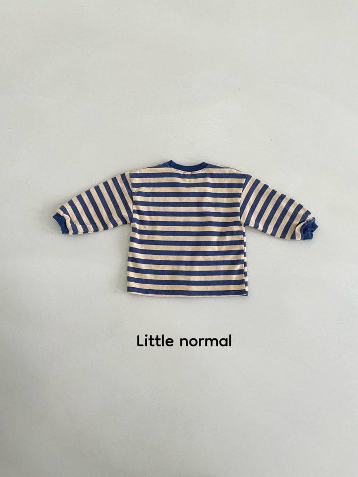 Little Normal - Korean Children Fashion - #kidsshorts - Stripe Tee - 6