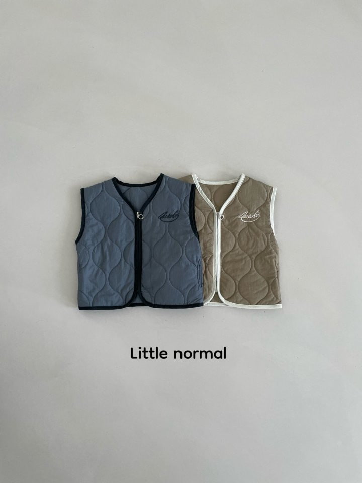 Little Normal - Korean Children Fashion - #kidsshorts - Sherbet Padding Vest