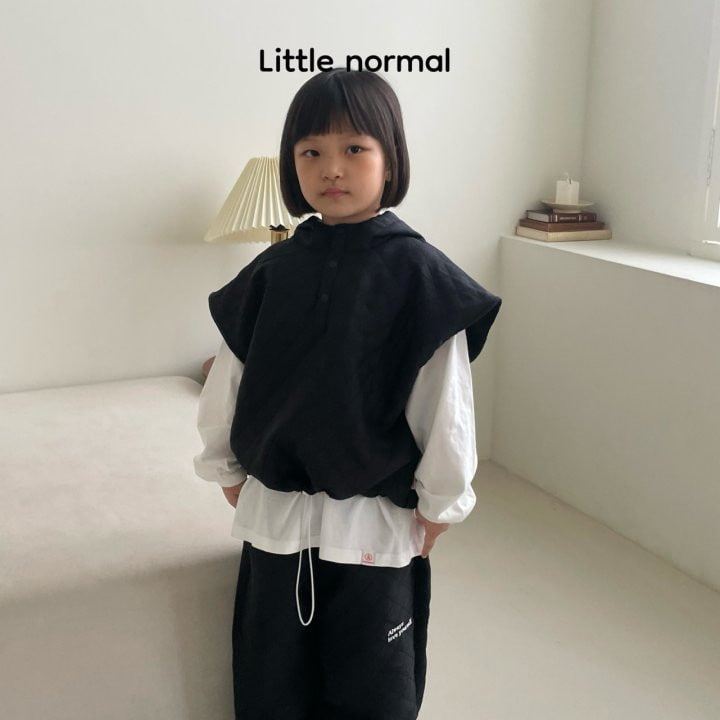 Little Normal - Korean Children Fashion - #kidsshorts - More Hood Vest - 9