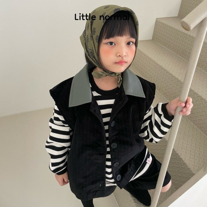 Little Normal - Korean Children Fashion - #kidsshorts - Under Corduroy Vest - 8