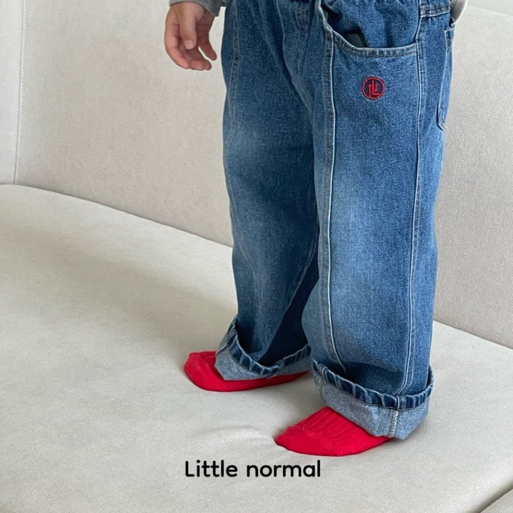 Little Normal - Korean Children Fashion - #kidsstore - Normal Denim Pants - 5