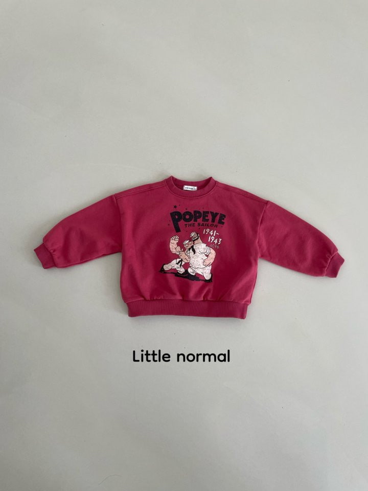 Little Normal - Korean Children Fashion - #kidsshorts - Popeye Sweatshirts - 4