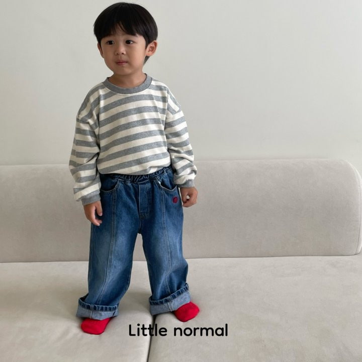 Little Normal - Korean Children Fashion - #littlefashionista - Normal Denim Pants - 8