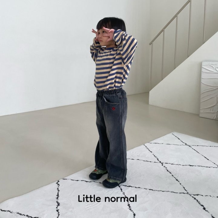 Little Normal - Korean Children Fashion - #magicofchildhood - Normal Denim Pants - 9