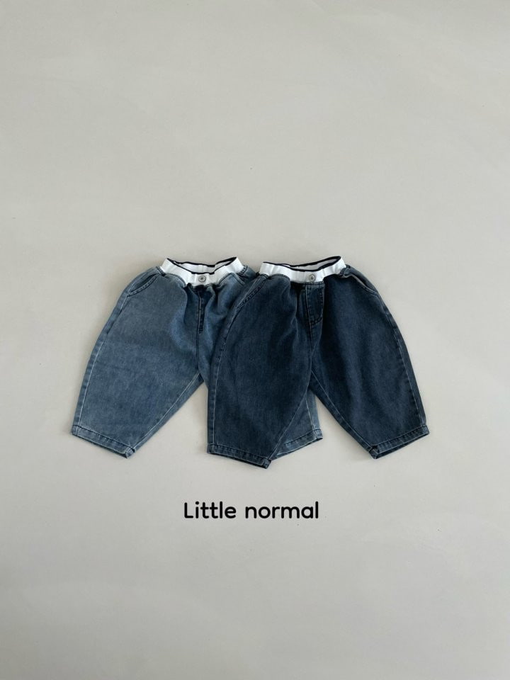 Little Normal - Korean Children Fashion - #magicofchildhood - Pumpkin Denim Pants - 2